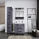 Бриклаер Мебель для ванной Чили 70 цемент – фотография-21